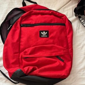 Adidas Men's Red and Black Backpack
